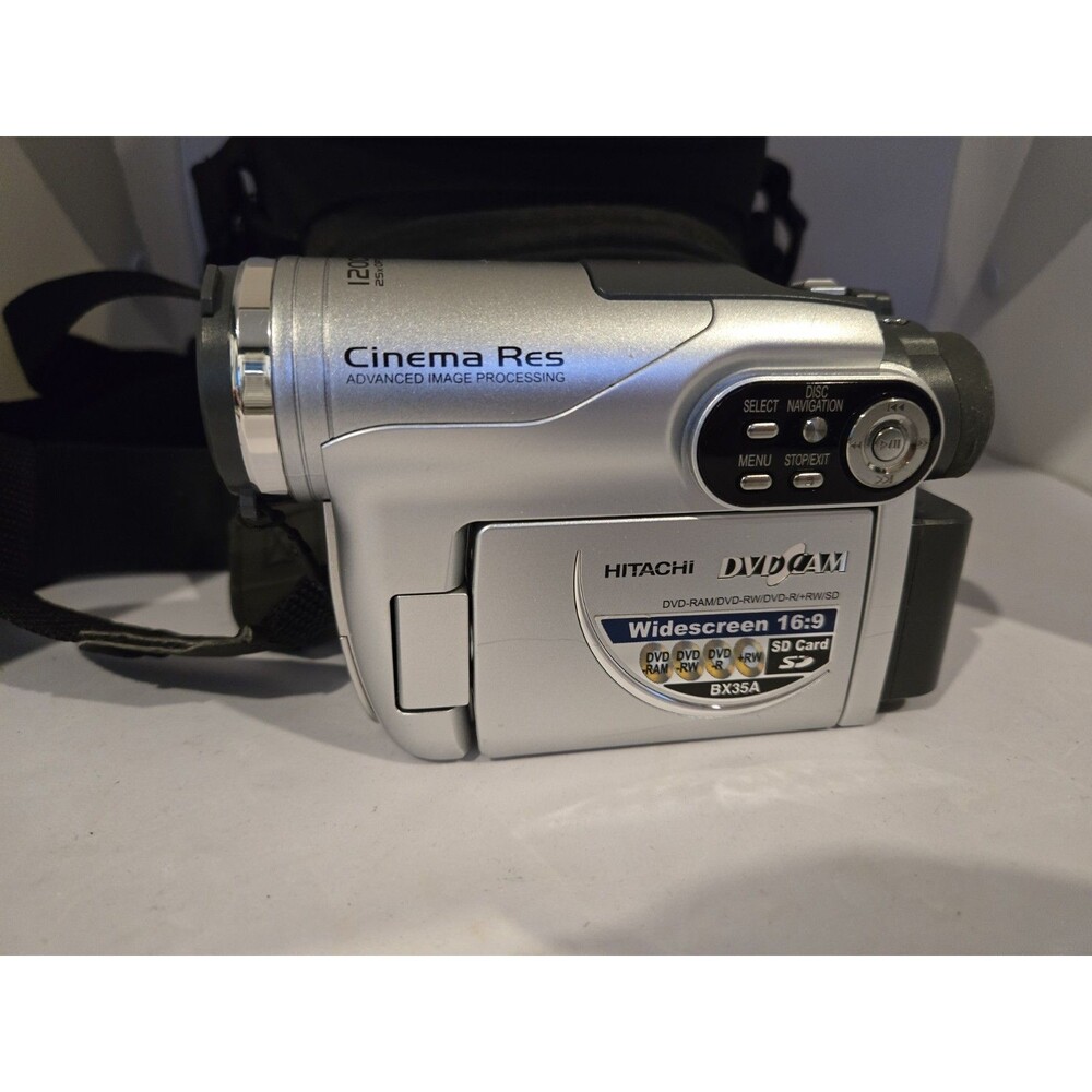 Hitachi BX35A DVD Cam Camcorder 1200x digital Zoom Untested